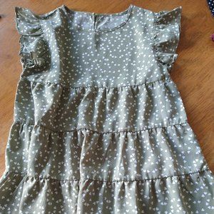 Moss Green Baby doll shirt - size small from Shein